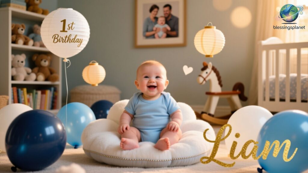 Personalized First Birthday Wishes for Baby Boy