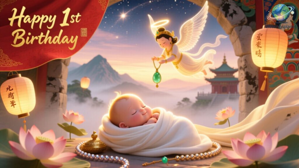 Religious and Blessing-Filled First Birthday Wishes