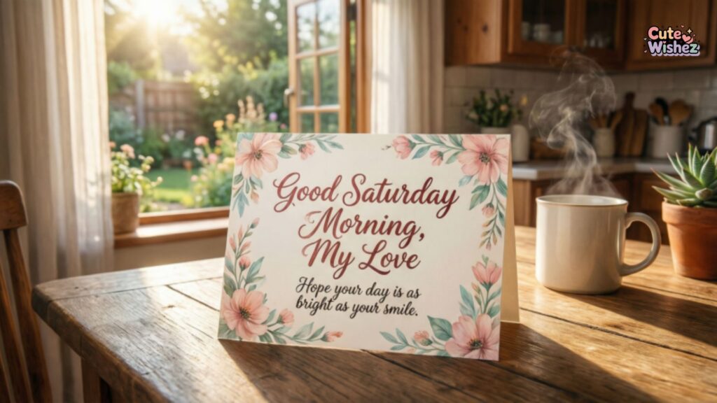 Good Saturday Morning Messages For Him