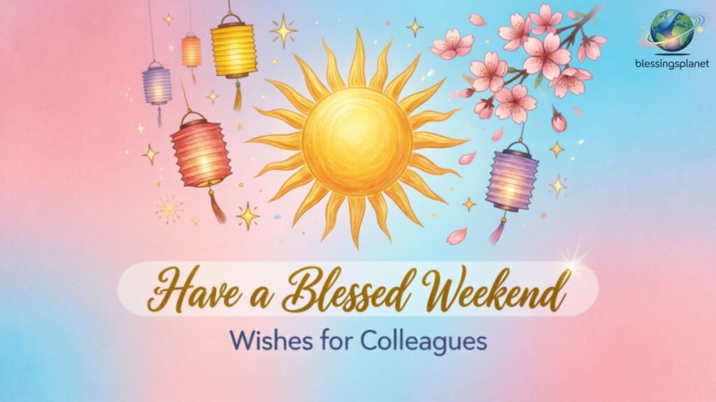 Have a Blessed Weekend Wishes for Colleagues