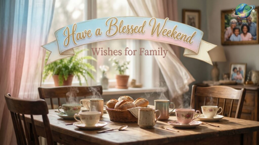 Have a Blessed Weekend Wishes for Family