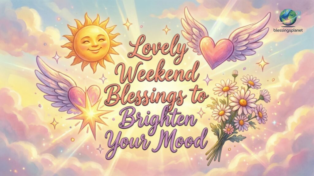 Lovely Weekend Blessings to Brighten Your Mood