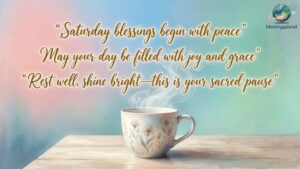 Saturday Blessings Quotes