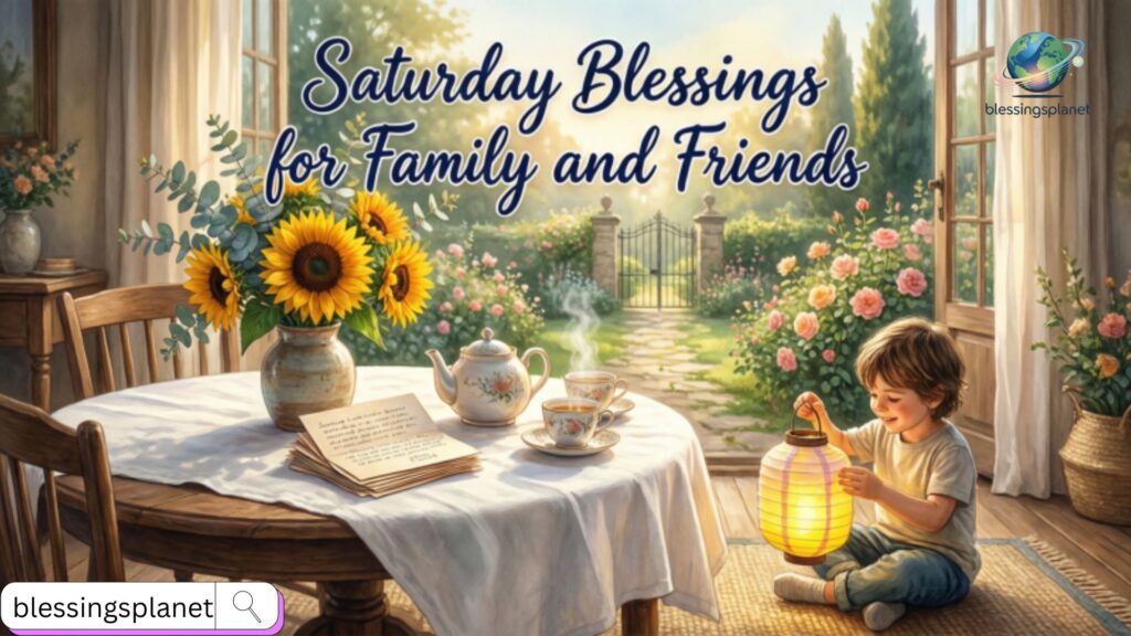 Saturday Blessings for Family and Friends