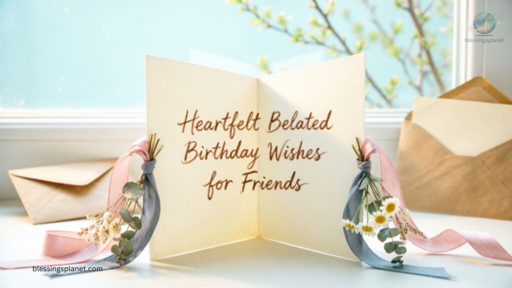 Heartfelt Belated Birthday Wishes for Friends