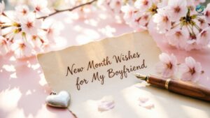 New Month Wishes for My Boyfriend