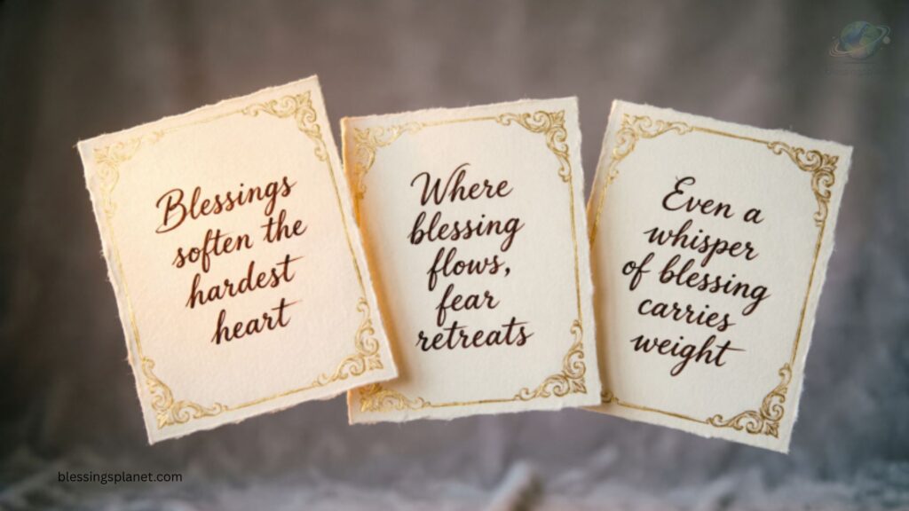 Quotes About the Emotional Power of Blessing Images