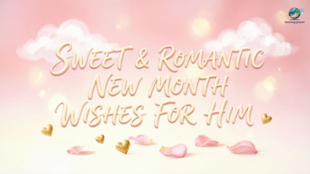 SWEET & ROMANTIC NEW MONTH WISHES FOR HIM&nbsp;