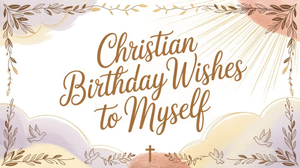 Christian Birthday Wishes to Myself  