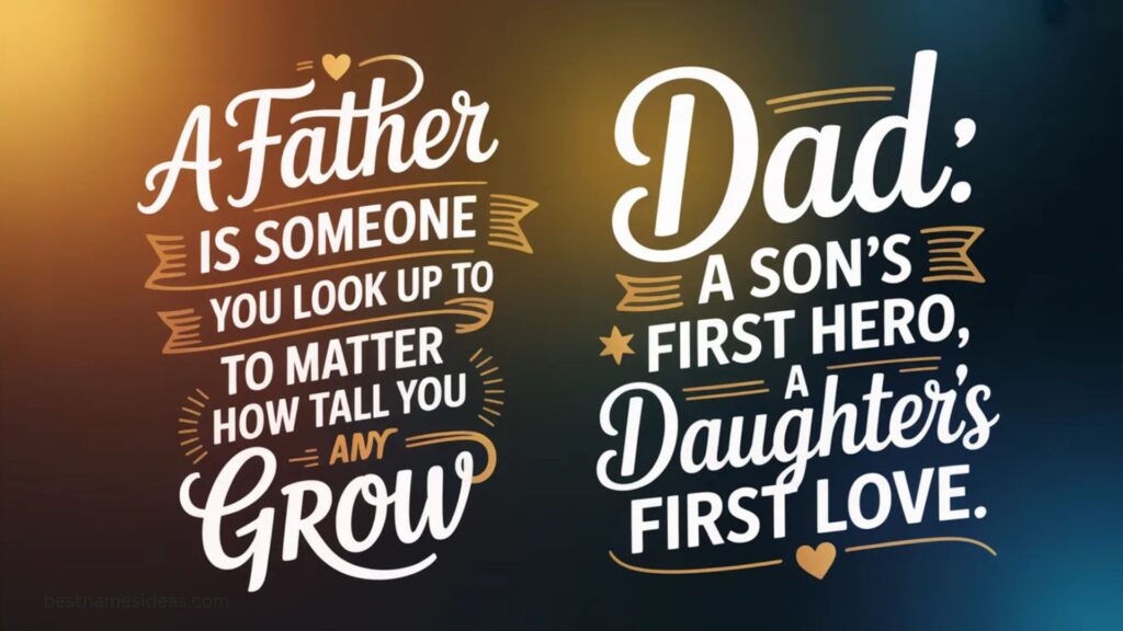 Father's Day Blessings Quotes and Sayings