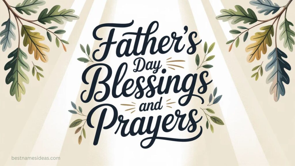 Father's Day Blessings and Prayers