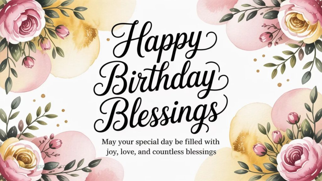 Happy Birthday Blessings Quotes