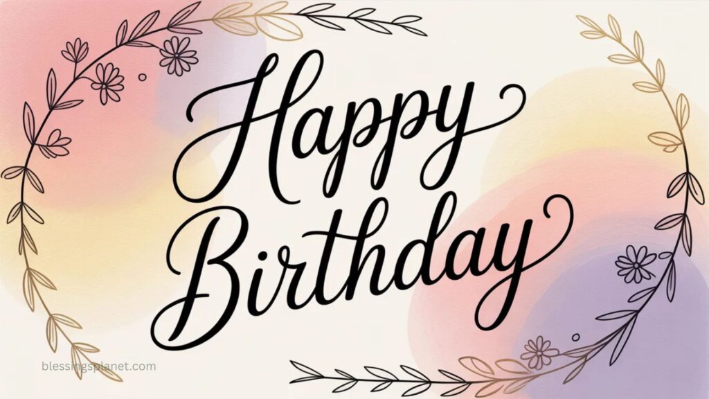 Heartfelt Happy Birthday Messages