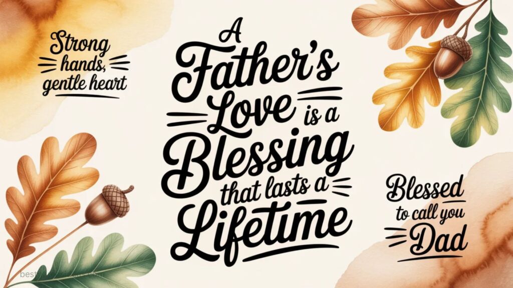 Inspirational Father's Day Blessings Quotes