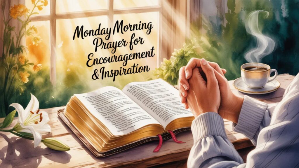 Monday Morning Prayer for Encouragement & Inspiration
