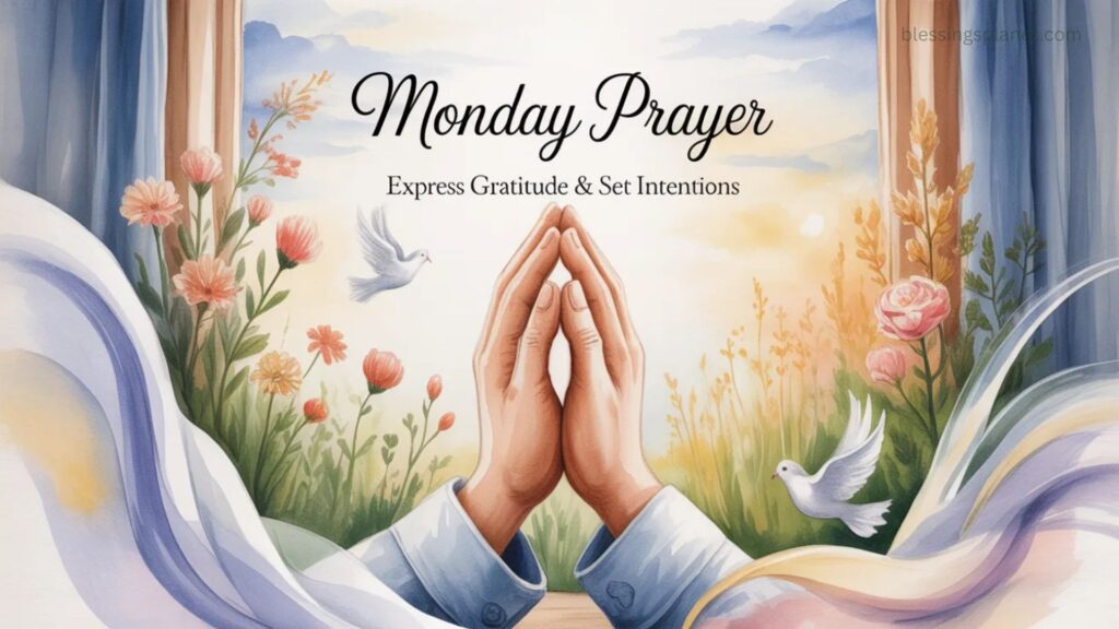 Monday Prayer to Express Gratitude & Set Intentions  