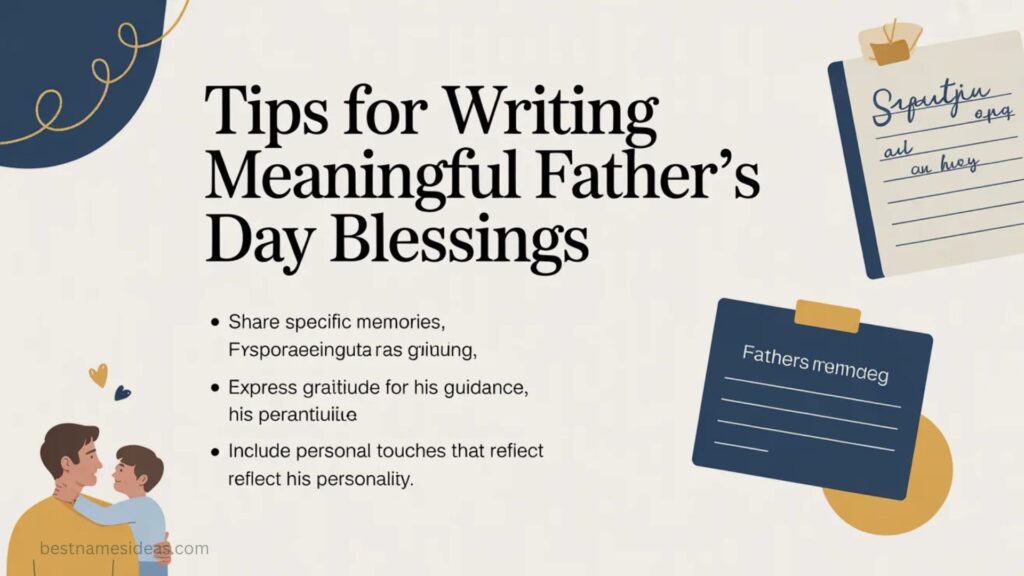 Tips for Writing Meaningful Father’s Day Blessings