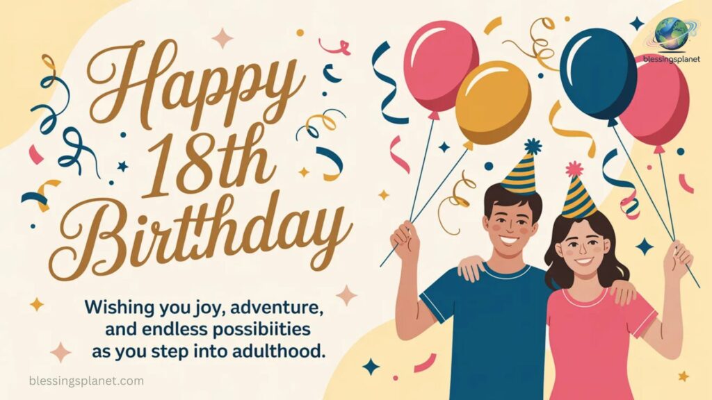 18th Birthday Wishes for Brother & Sister