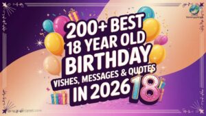 200+ Best 18 Year Old Birthday Wishes, Messages & Quotes In 2026