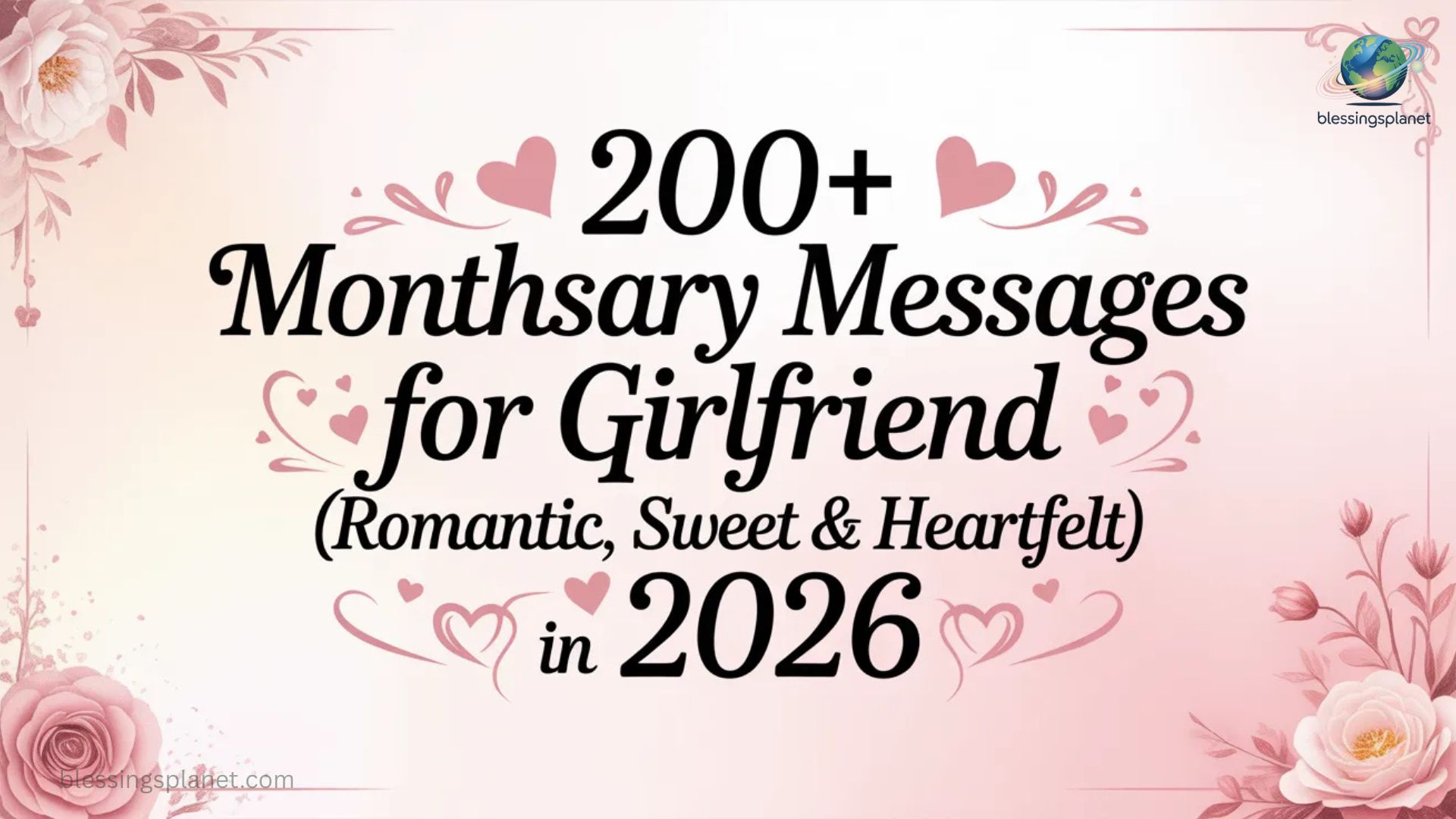 200+ Monthsary Messages for Girlfriend (Romantic, Sweet & Heartfelt) In 2026