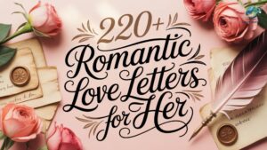 220+ Romantic Love Letters for Her