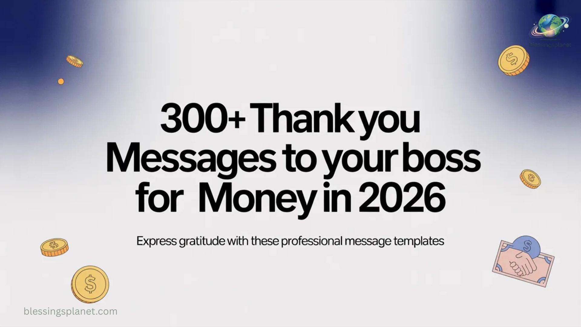 300+ Thank You Messages to Your Boss for Money In 2026