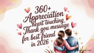 360+ Appreciation Heart touching thank you message for best friend In 2026