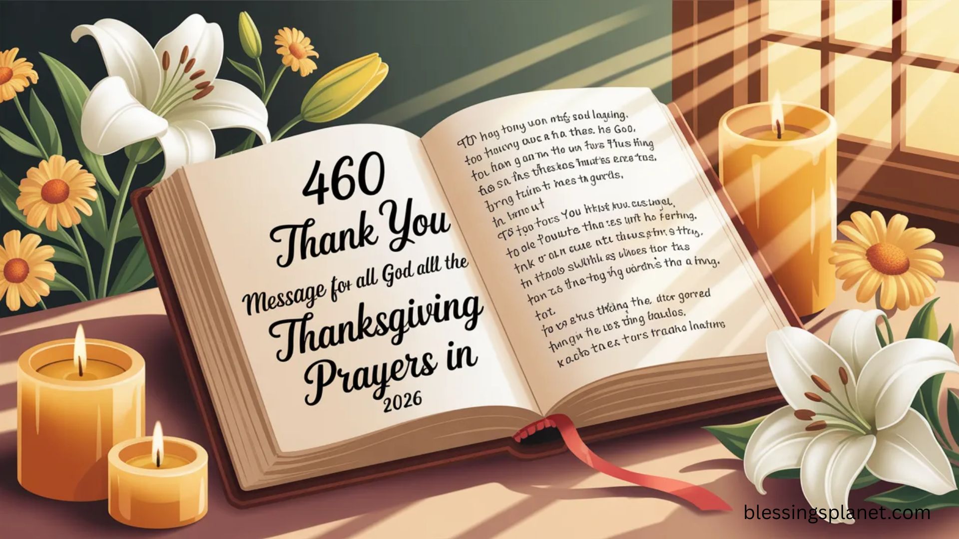 460 Thank You Message To God For All The Blessings And Thanksgiving Prayers in 2026