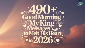 490+ Good Morning My King Messages to Melt His Heart In 2026