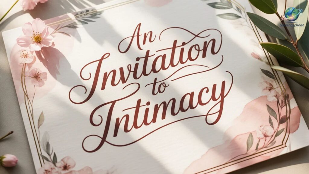 An Invitation to Intimacy
