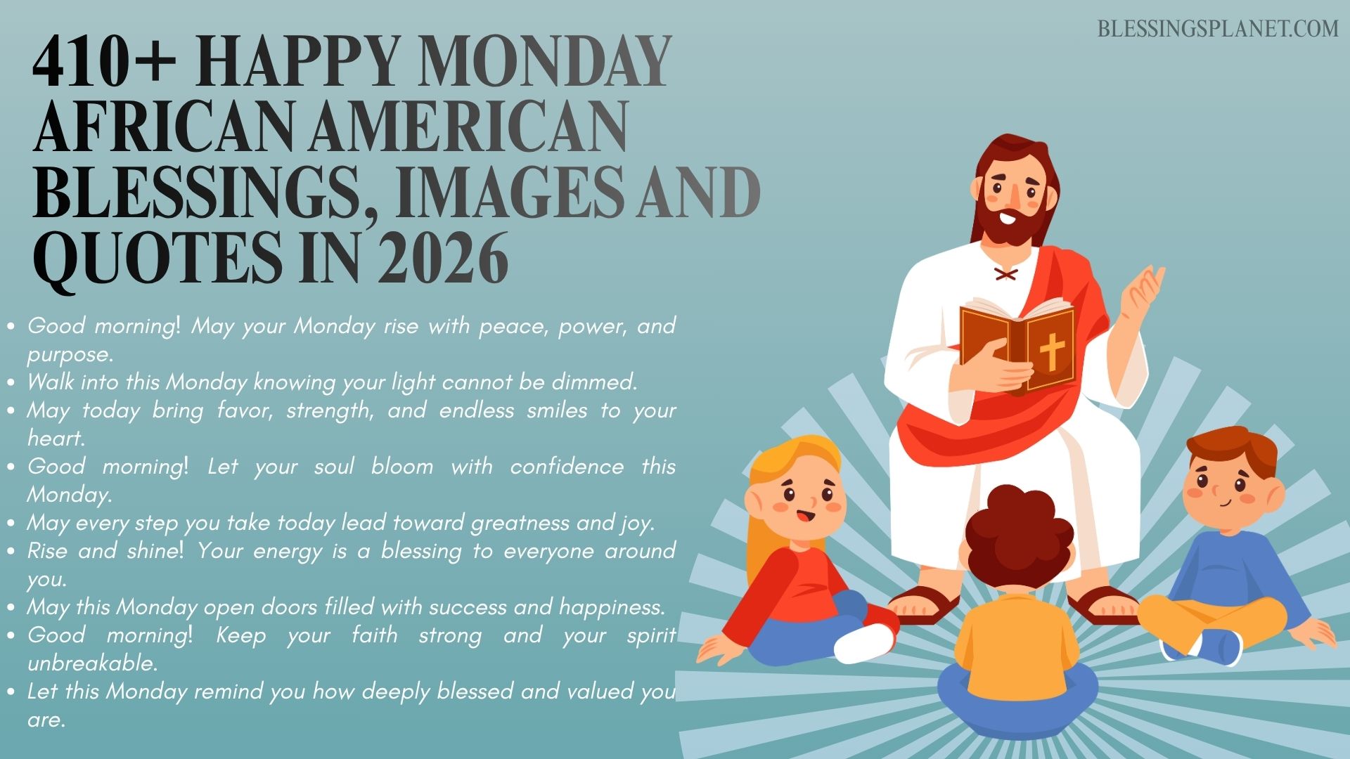410+ Happy Monday African American Blessings, Images and Quotes in 2026
