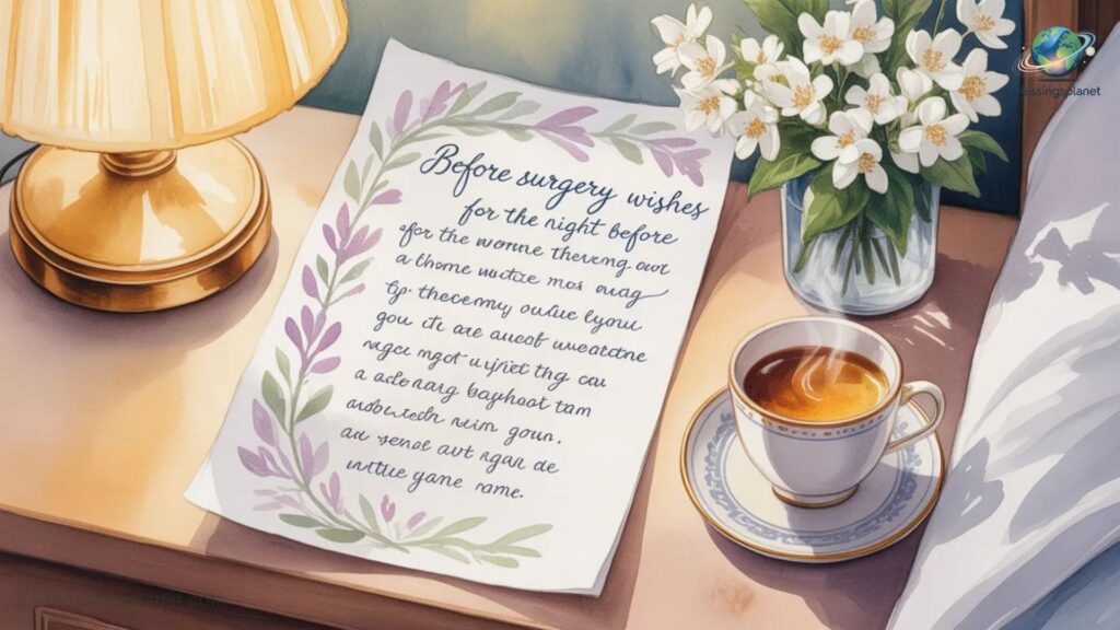 Before Surgery Wishes For The Night Before