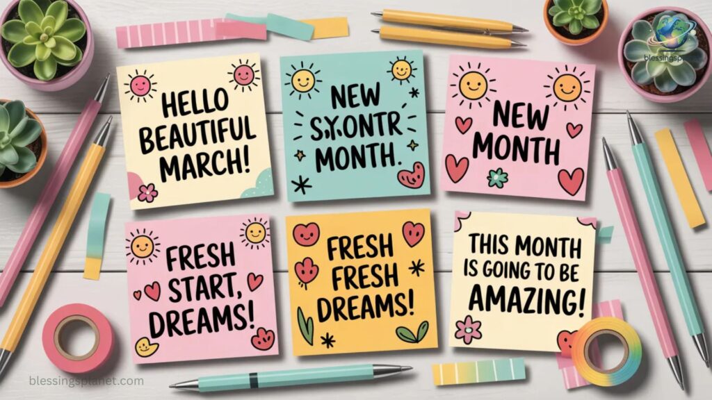 Cute New Month Notes to Make Them Smile 