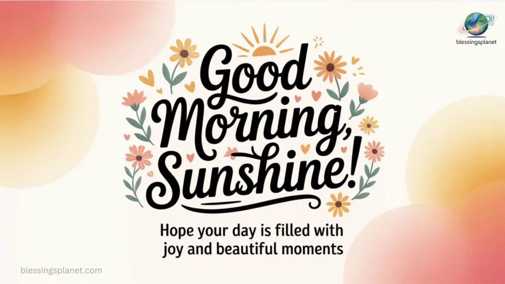Cute & Short Good Morning Paragraphs
