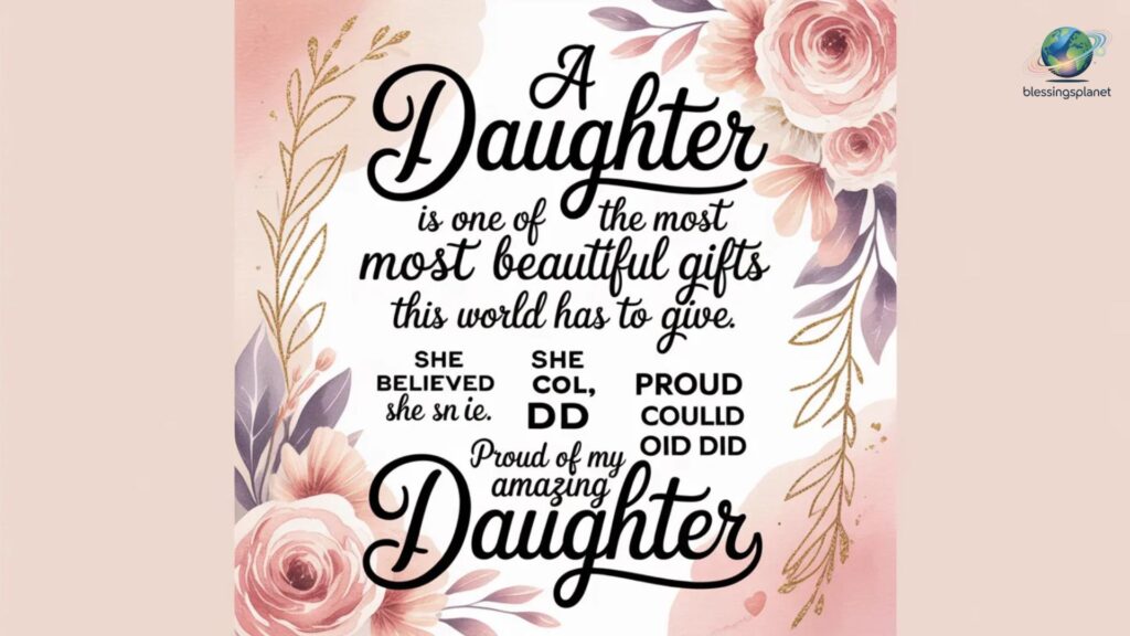 Daughter Achievement Quotes