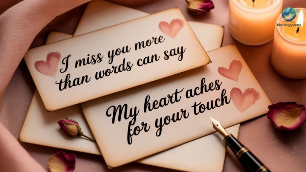 Emotional Love Messages When You Miss Him 