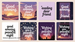 Good Evening Messages for Friends