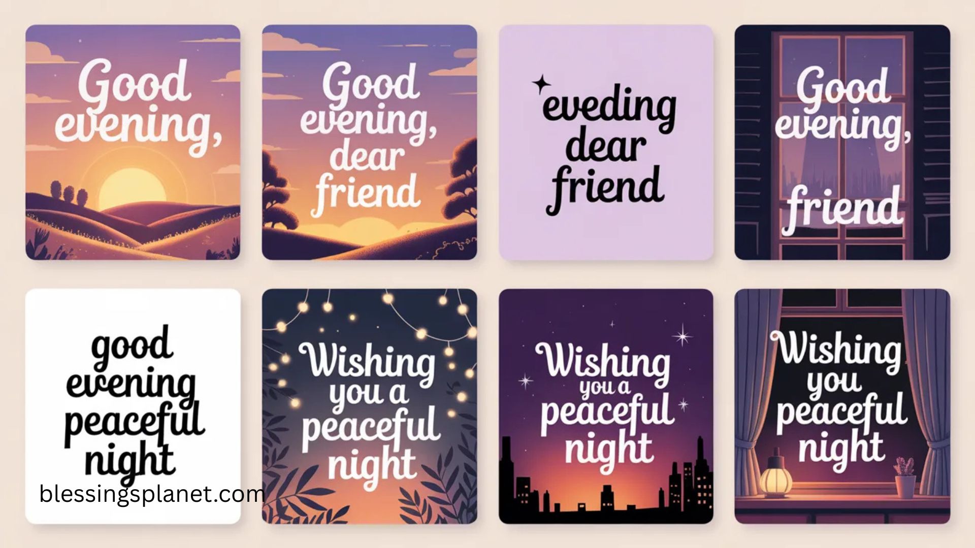 Good Evening Messages for Friends