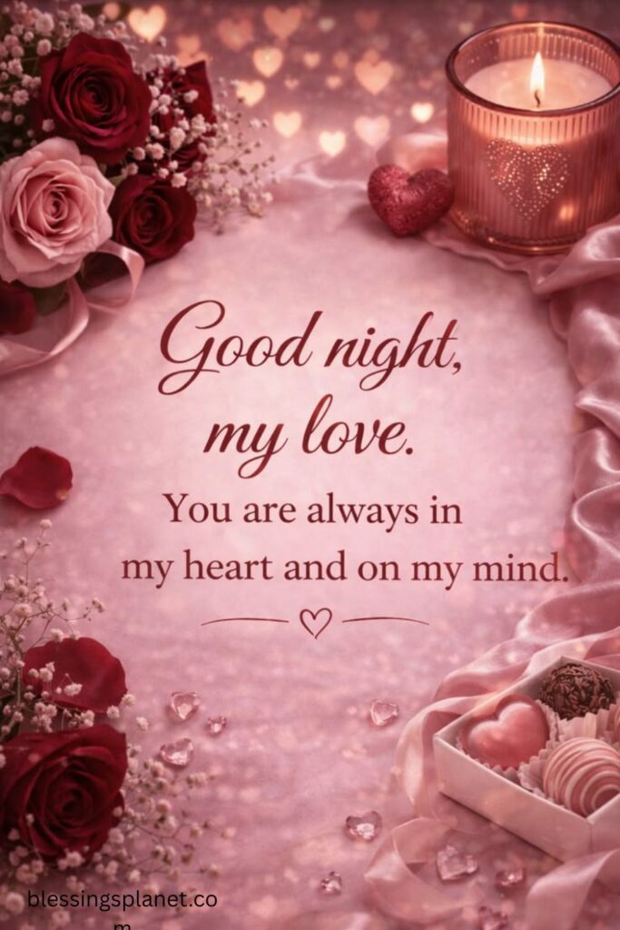 Good Evening Messages for My Love 