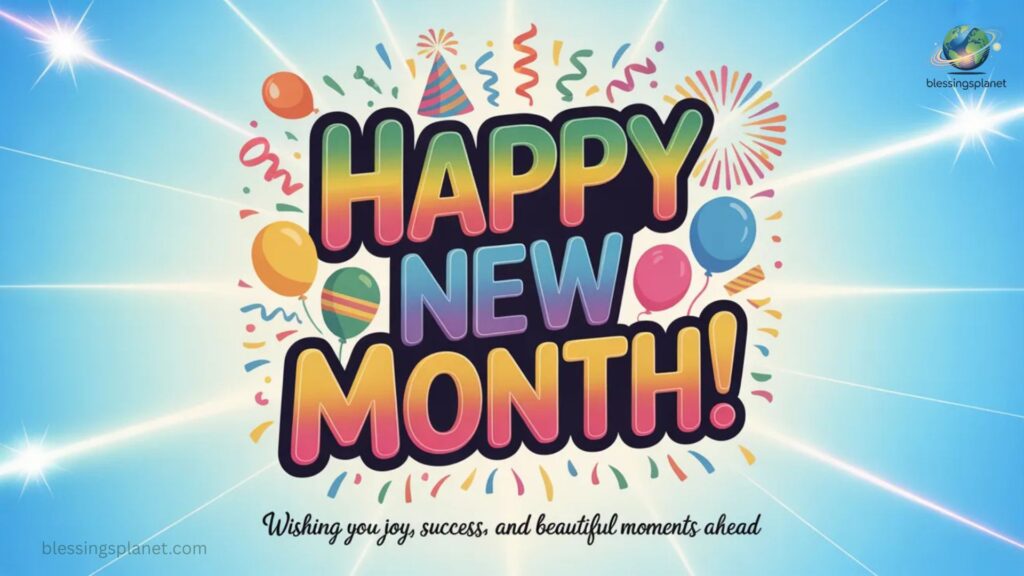 Happy New Month Messages SMS for Friends and Family