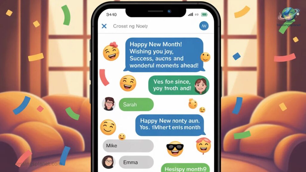 Happy New Month Text Messages for Friends