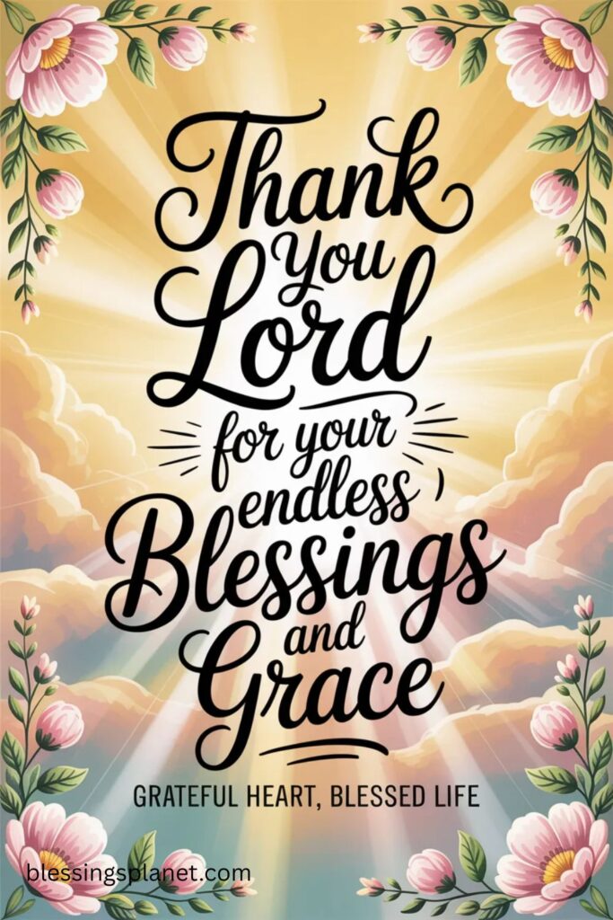 Heartfelt Thank You Lord Quotes