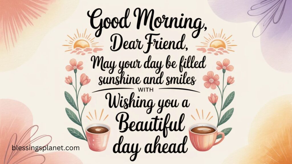 Inspirational & Funny Good Morning Message For Friends 