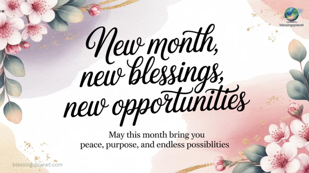 Inspirational New Month Quotes And Prayers