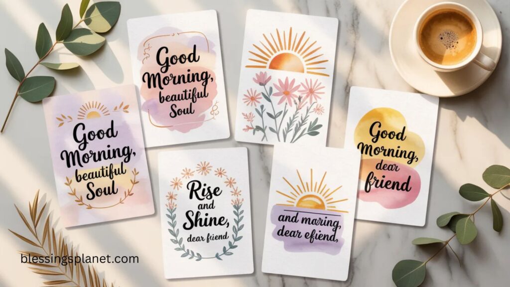 Lovely Good Morning Messages for Friends 