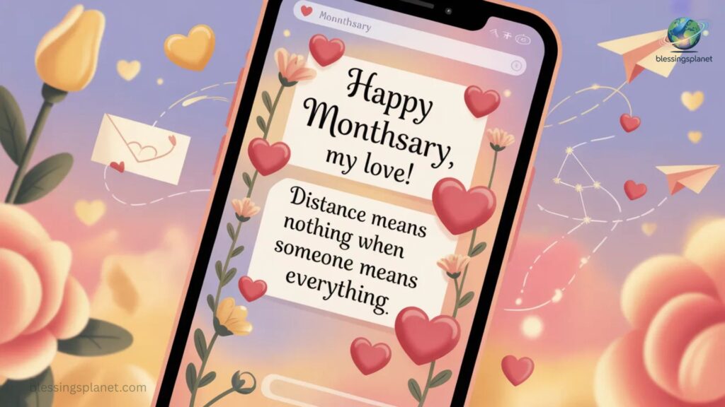 Monthsary Messages for Long-Distance Girlfriend