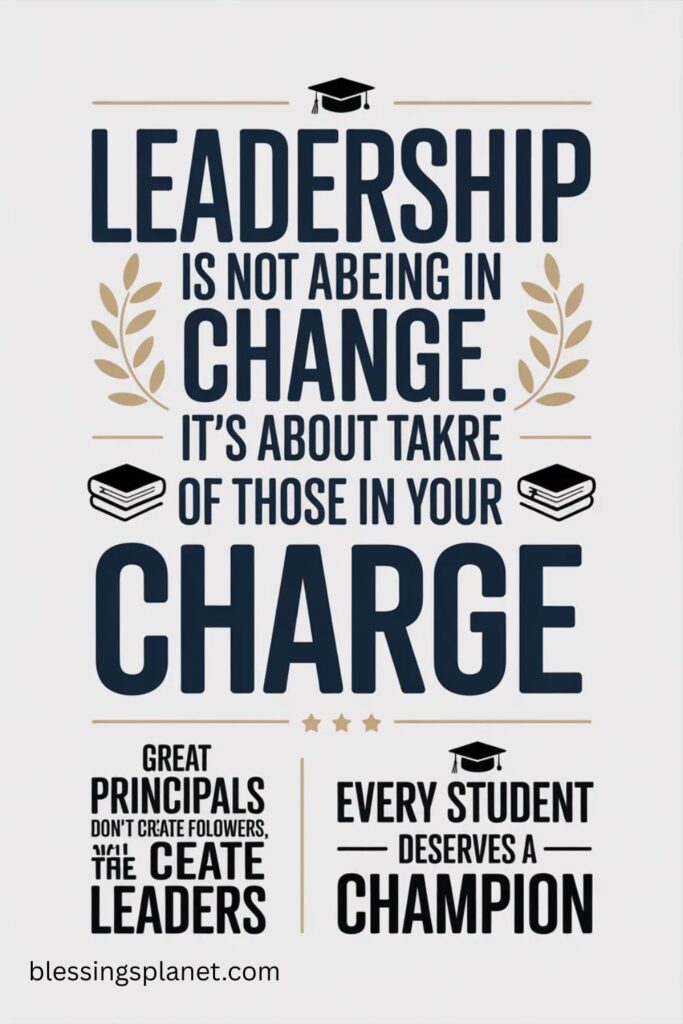 Motivational Quotes for Principals Leading Schools