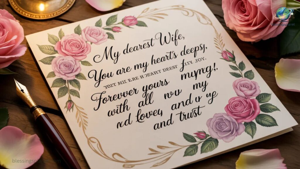 Romantic Love And Trust Messages For My Wife