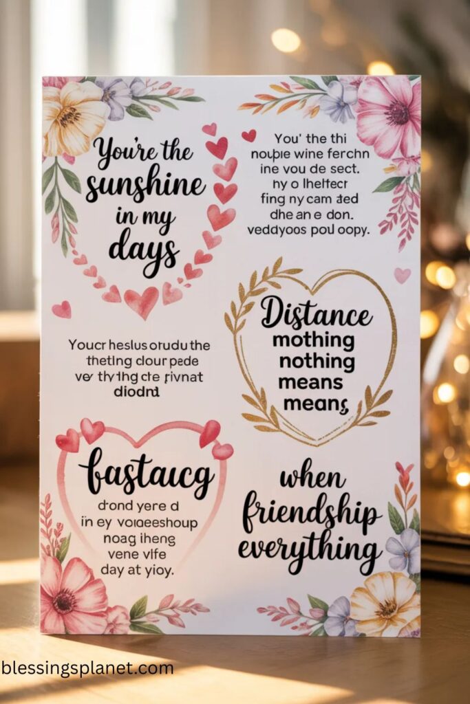 Short Heart Touching Messages for Best Friend