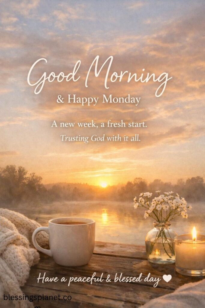 Sweet Good Morning Monday Blessings